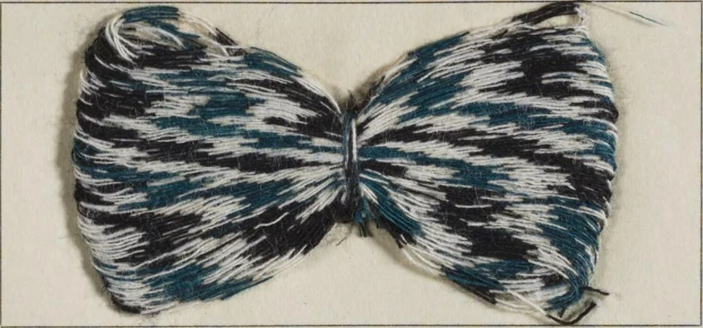 An illustration from New products manufactured by Farbwerke vorm. Meister Lucius & Brüning, Hoechst on the Main, Germany., 1900, leaf 18
