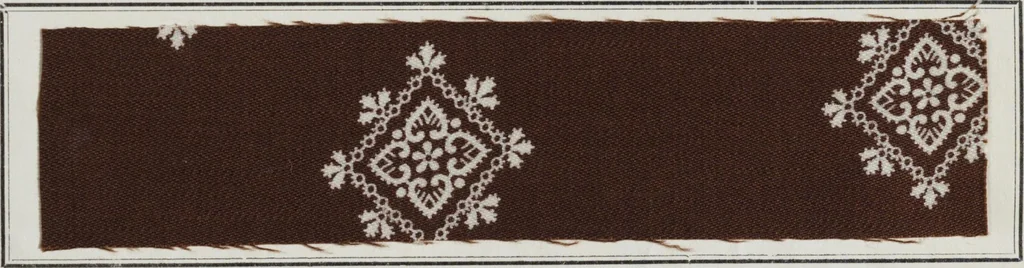 An illustration from New products manufactured by Farbwerke vorm. Meister Lucius & Brüning, Hoechst on the Main, Germany., 1900, leaf 56