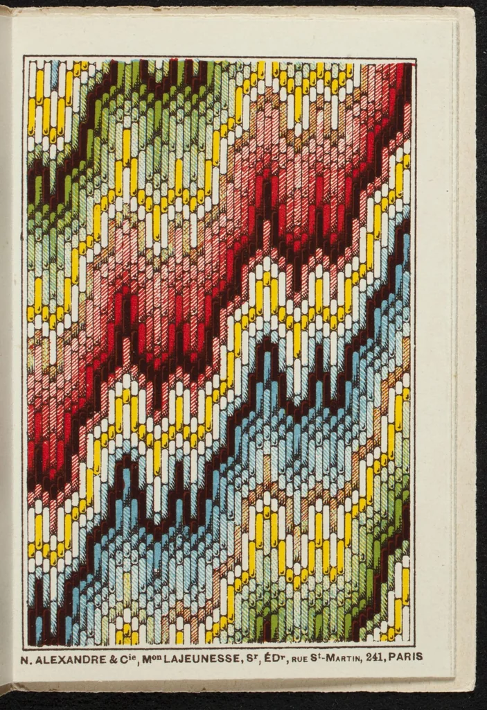 An illustration from Album de tapisserie, 1870, leaf 2