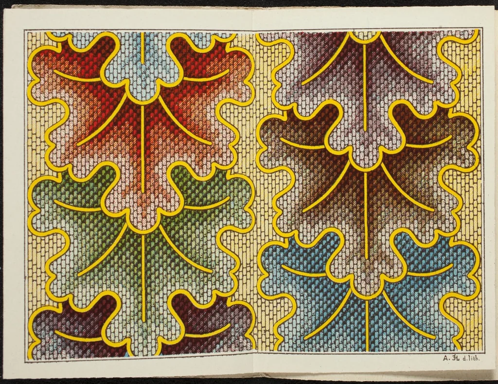 An illustration from Album de tapisserie, 1870, leaf 6