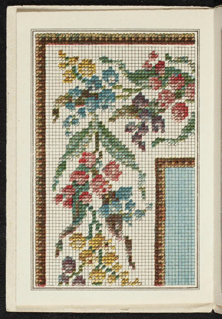 An illustration from Album de tapisserie, 1870, leaf 6