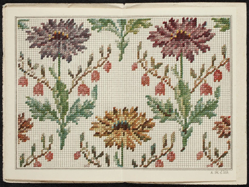 An illustration from Album de tapisserie, 1870, leaf 7