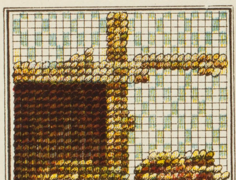 An illustration from Album de tapisserie, 1870, leaf 6