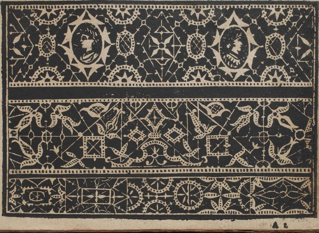An illustration from Schön neues Modelbuch, 1601, leaf 10