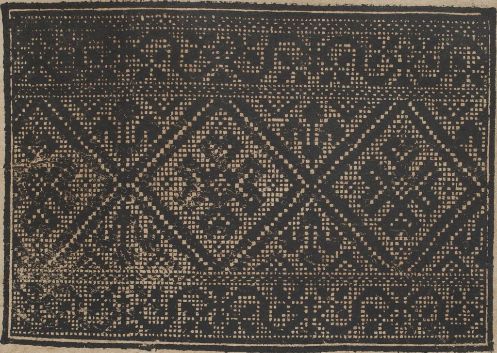 An illustration from Schön neues Modelbuch, 1601, leaf 128