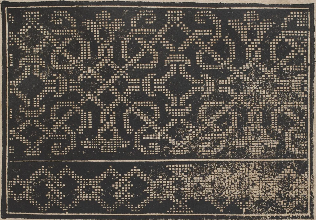 An illustration from Schön neues Modelbuch, 1601, leaf 136