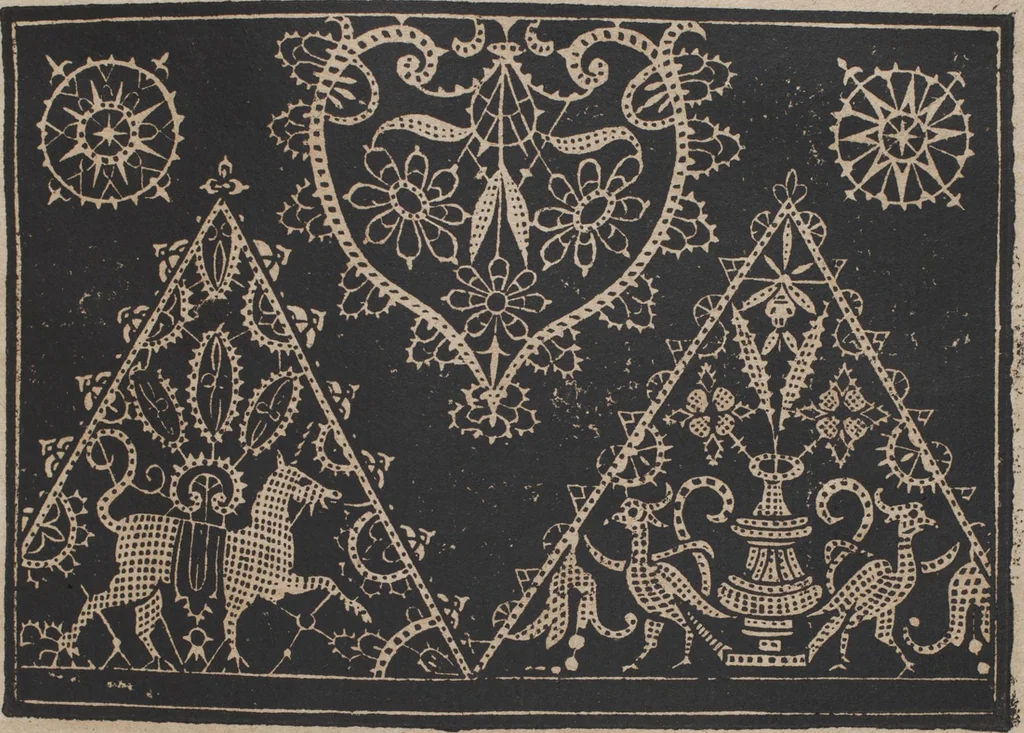 An illustration from Schön neues Modelbuch, 1601, leaf 168