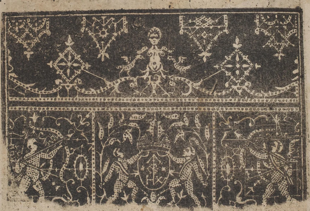An illustration from Schön neues Modelbuch, 1601, leaf 195