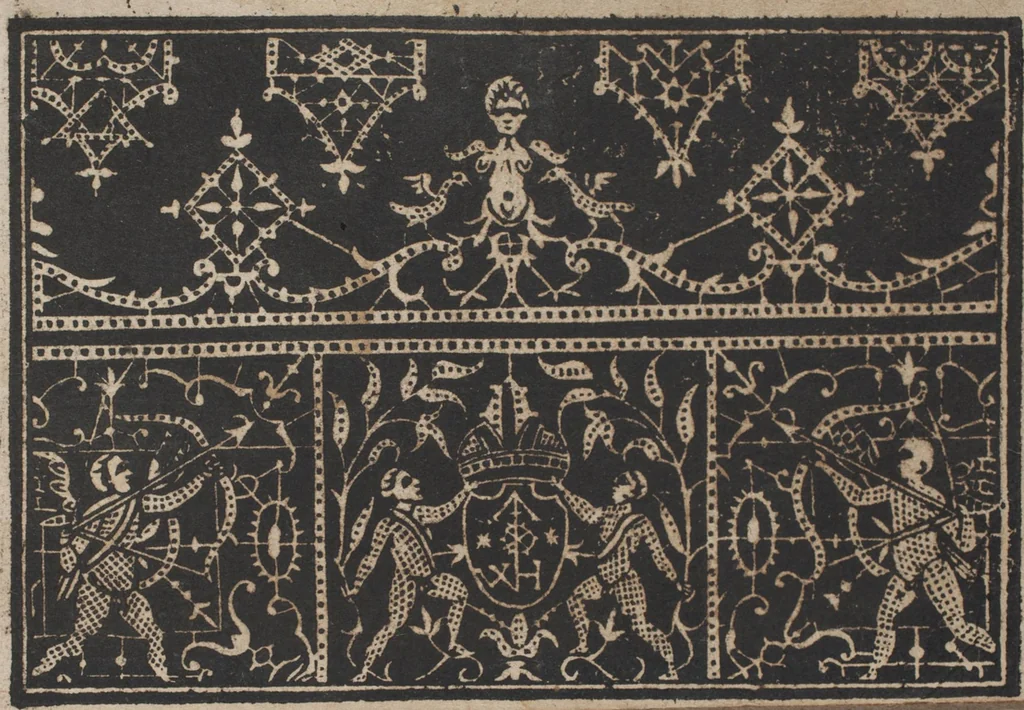 An illustration from Schön neues Modelbuch, 1601, leaf 196