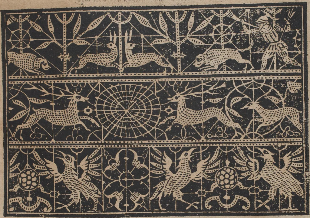 An illustration from Schön neues Modelbuch, 1601, leaf 34