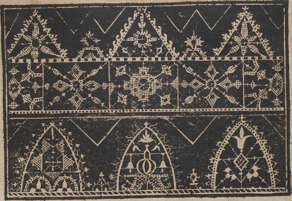 An illustration from Schön neues Modelbuch, 1601, leaf 38
