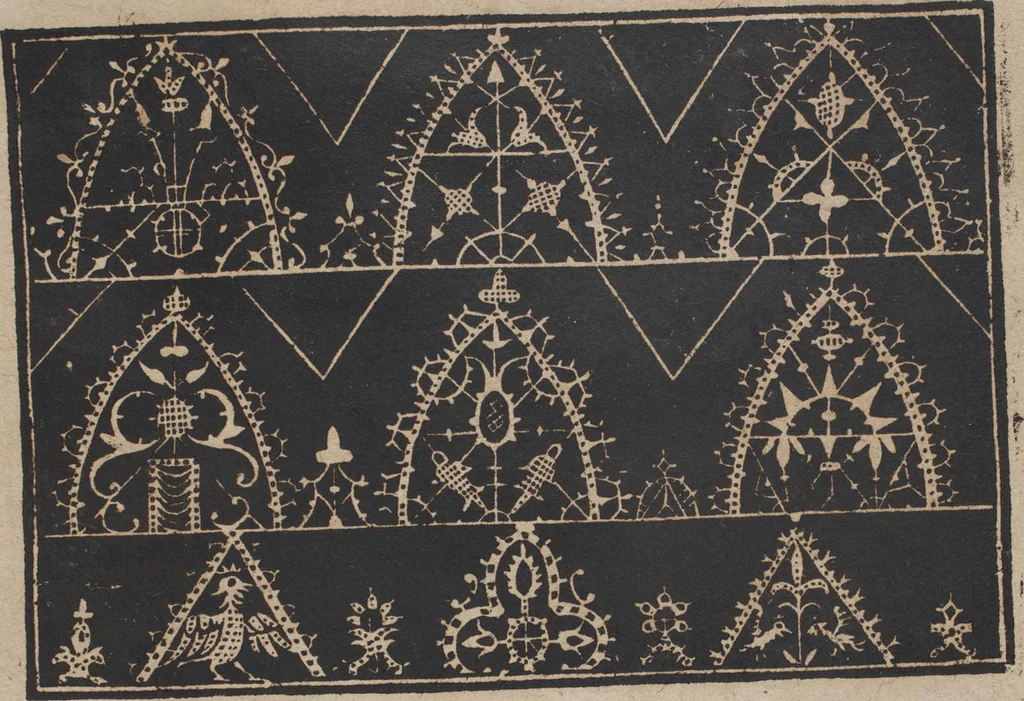 An illustration from Schön neues Modelbuch, 1601, leaf 46