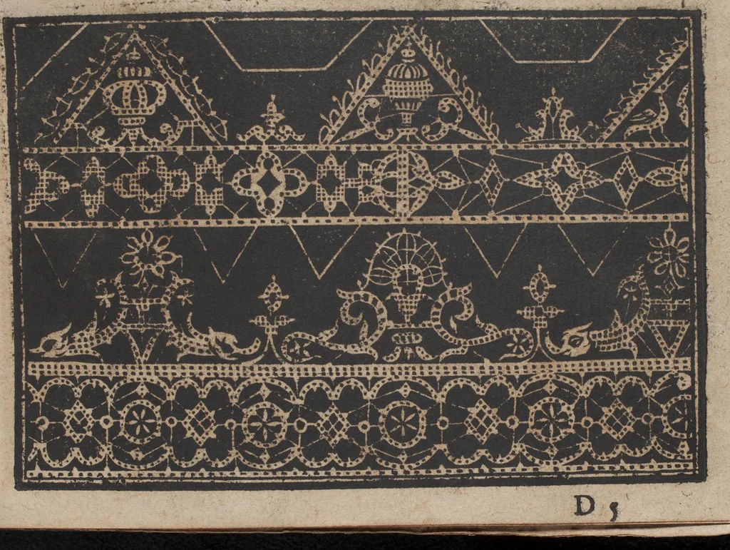 An illustration from Schön neues Modelbuch, 1601, leaf 58