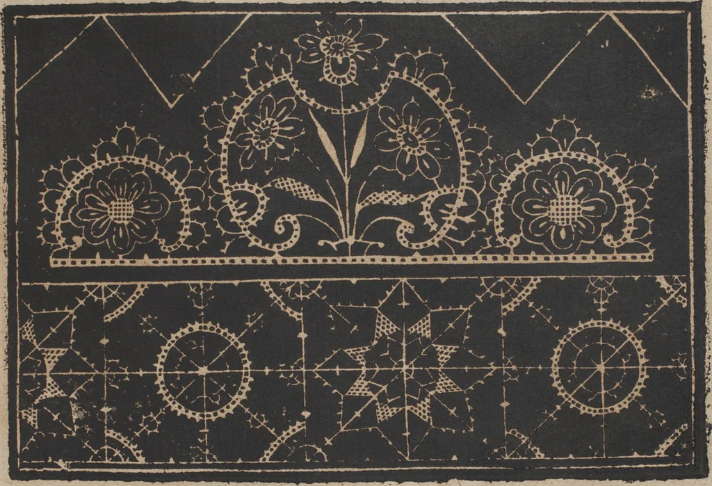 An illustration from Schön neues Modelbuch, 1601, leaf 60