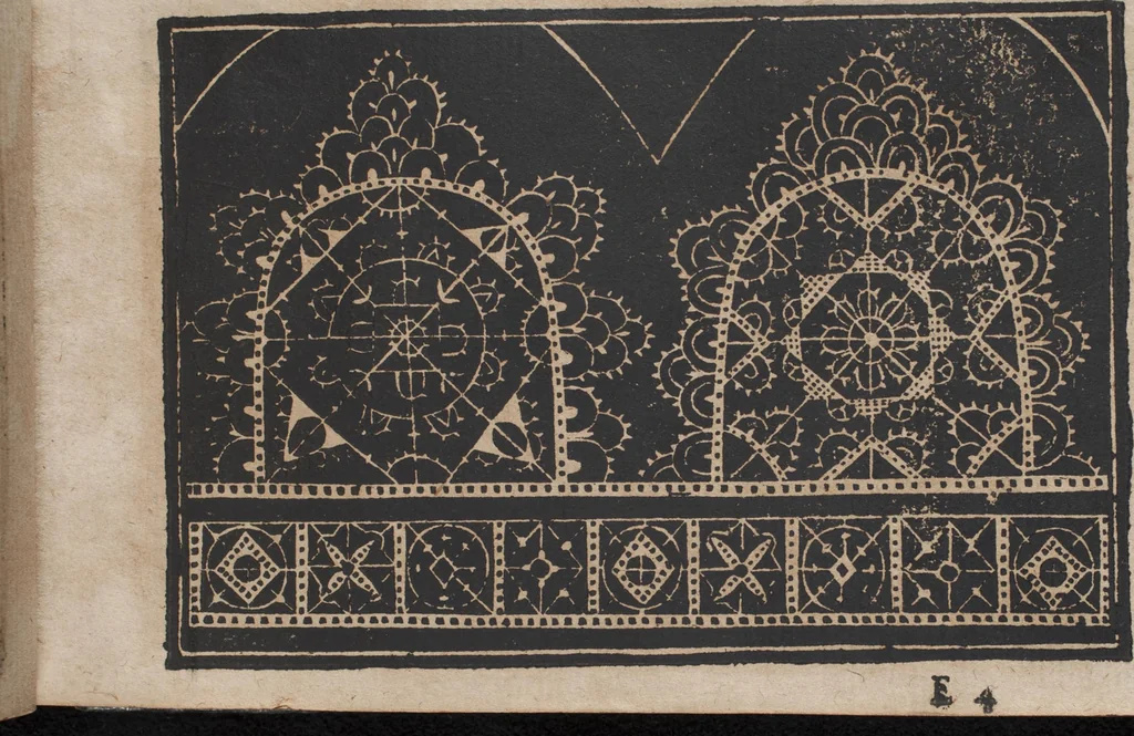 An illustration from Schön neues Modelbuch, 1601, leaf 72