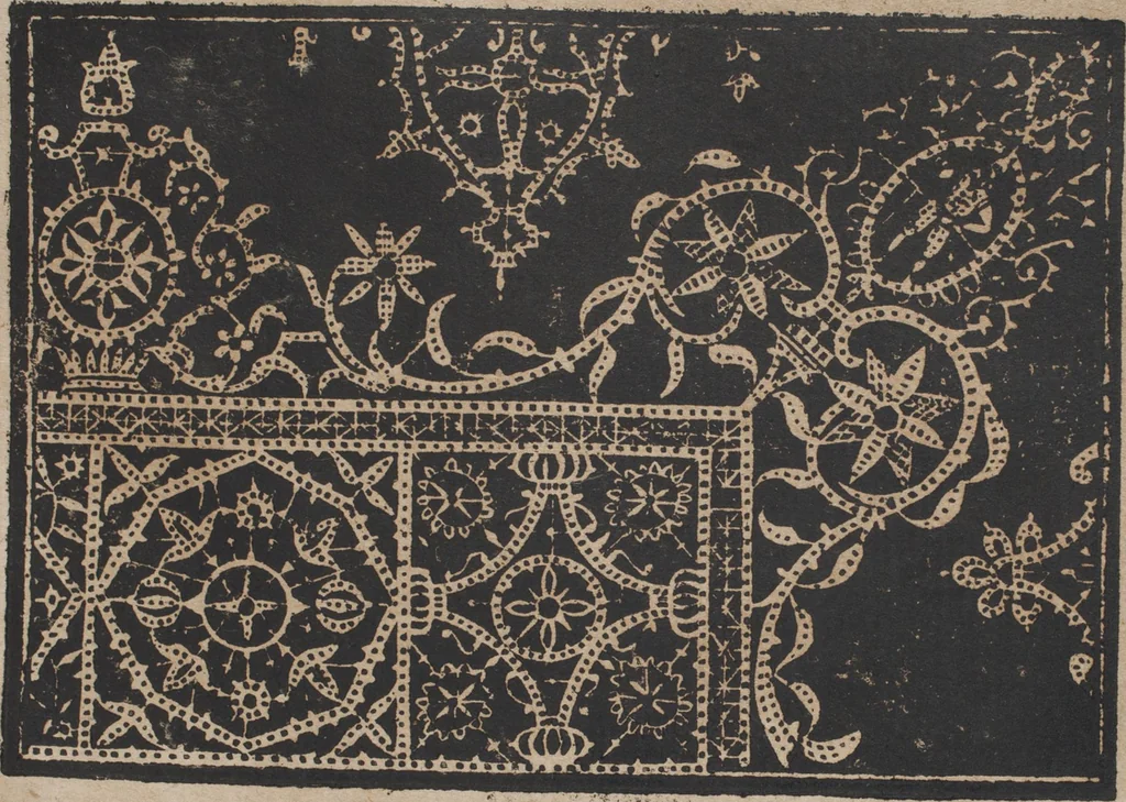 An illustration from Schön neues Modelbuch, 1601, leaf 96