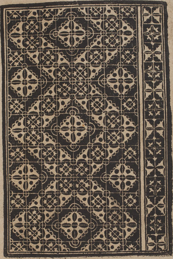An illustration from Schön newes Modelbuch, von 540. schönen auszerwehlten Künstlichen, so wol Italiänischen, Französischen, Ni-derländischen, Engelländischen, als Teutschen Mödeln, 1622, leaf 14