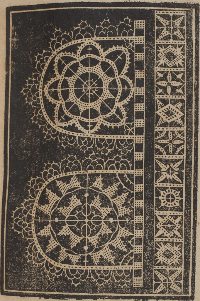 An illustration from Schön newes Modelbuch, von 540. schönen auszerwehlten Künstlichen, so wol Italiänischen, Französischen, Ni-derländischen, Engelländischen, als Teutschen Mödeln, 1622, leaf 224