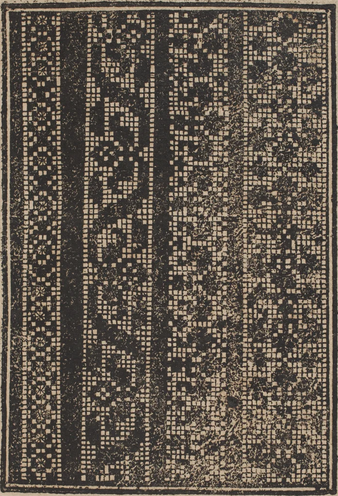 An illustration from Schön newes Modelbuch, von 540. schönen auszerwehlten Künstlichen, so wol Italiänischen, Französischen, Ni-derländischen, Engelländischen, als Teutschen Mödeln, 1622, leaf 40