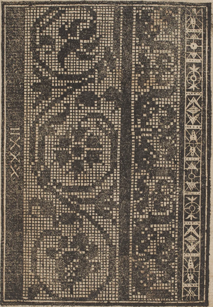 An illustration from Schön newes Modelbuch, von 540. schönen auszerwehlten Künstlichen, so wol Italiänischen, Französischen, Ni-derländischen, Engelländischen, als Teutschen Mödeln, 1622, leaf 54