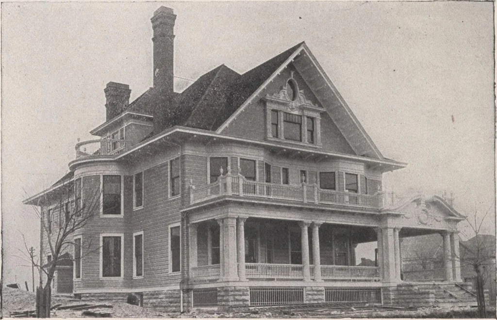 An illustration from Keith's architectural studies, no.8, 1905, leaf 101