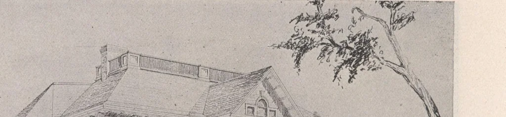 An illustration from Keith's architectural studies, no.8, 1905, leaf 107