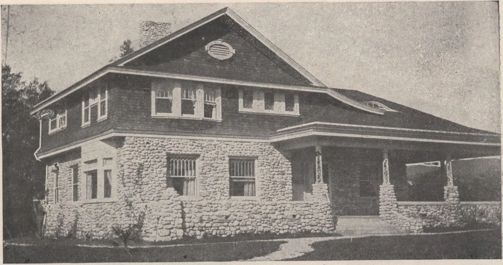 An illustration from Keith's architectural studies, no.8, 1905, leaf 120