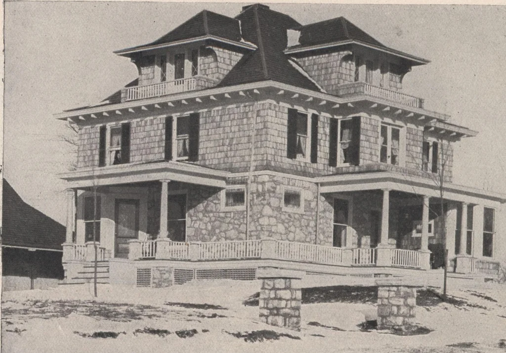 An illustration from Keith's architectural studies, no.8, 1905, leaf 121
