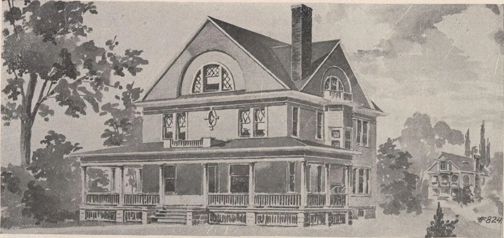 An illustration from Keith's architectural studies, no.8, 1905, leaf 123
