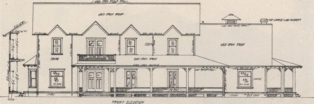 An illustration from Keith's architectural studies, no.8, 1905, leaf 130