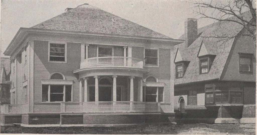 An illustration from Keith's architectural studies, no.8, 1905, leaf 139