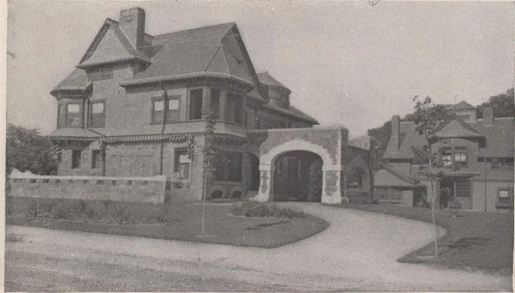 An illustration from Keith's architectural studies, no.8, 1905, leaf 144