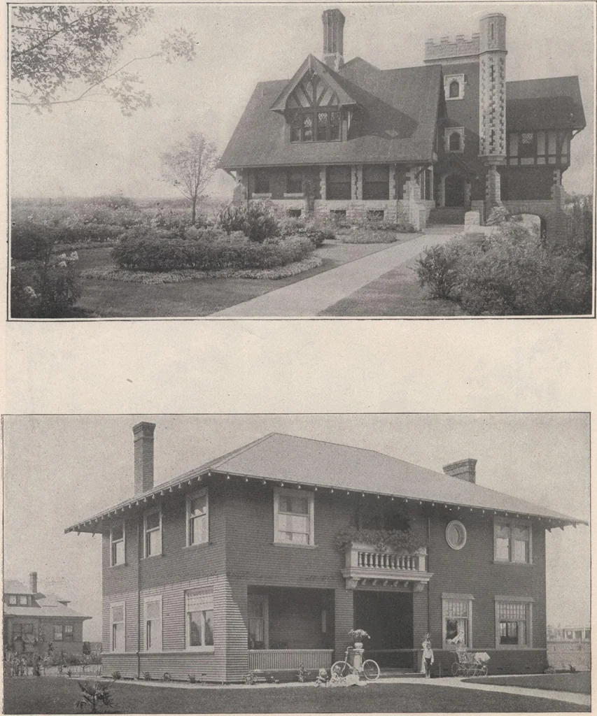 An illustration from Keith's architectural studies, no.8, 1905, leaf 149
