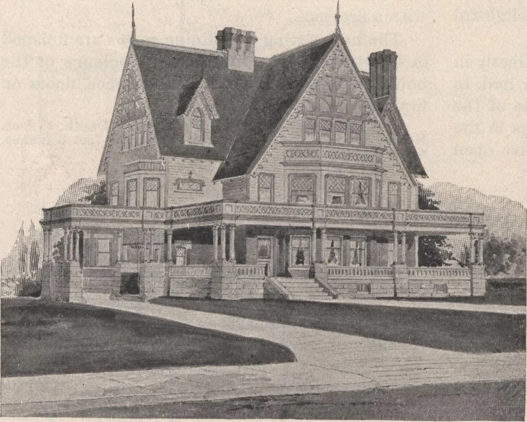 An illustration from Keith's architectural studies, no.8, 1905, leaf 15