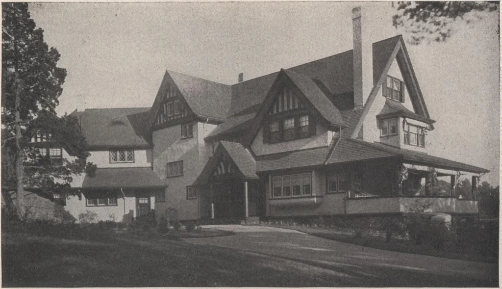 An illustration from Keith's architectural studies, no.8, 1905, leaf 152