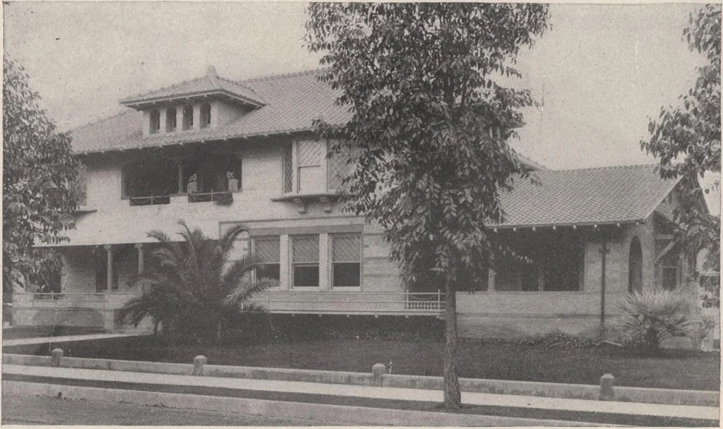 An illustration from Keith's architectural studies, no.8, 1905, leaf 153