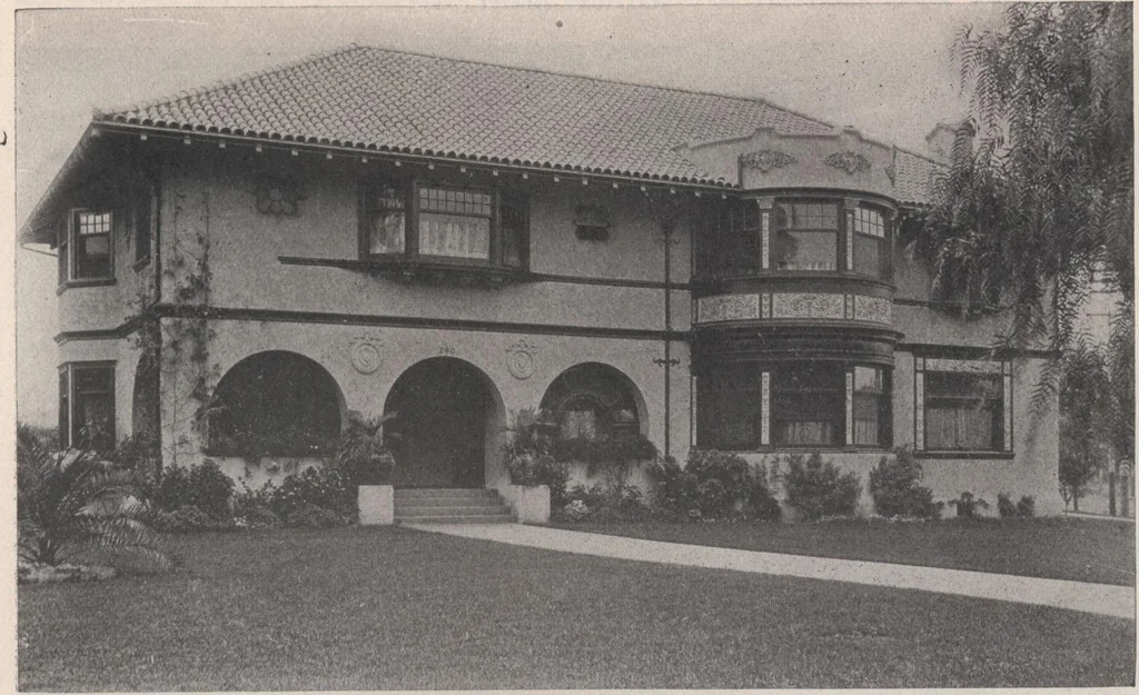 An illustration from Keith's architectural studies, no.8, 1905, leaf 154