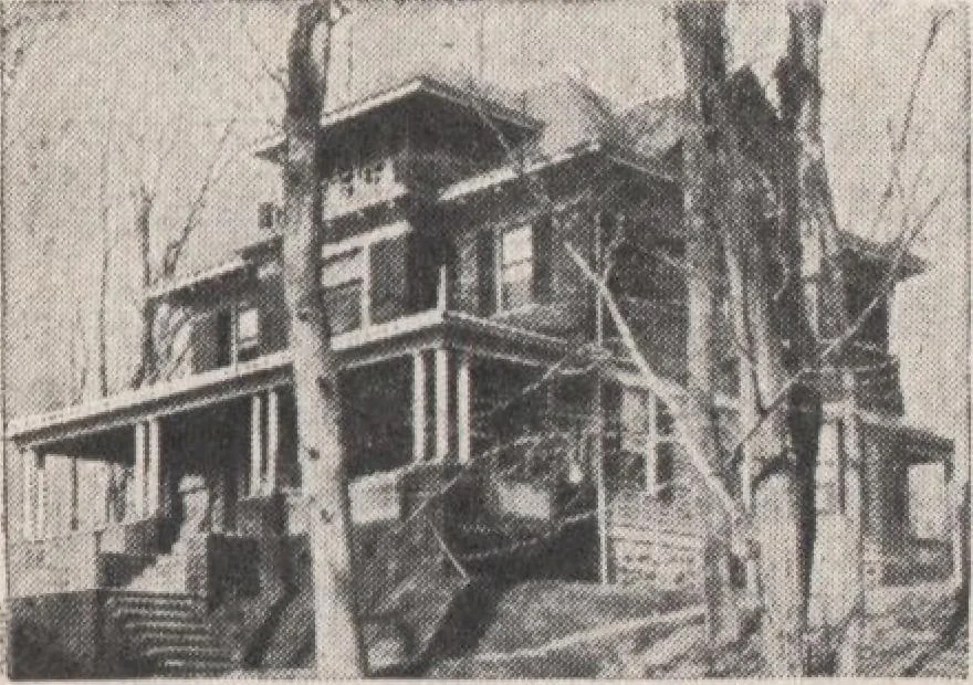 An illustration from Keith's architectural studies, no.8, 1905, leaf 156