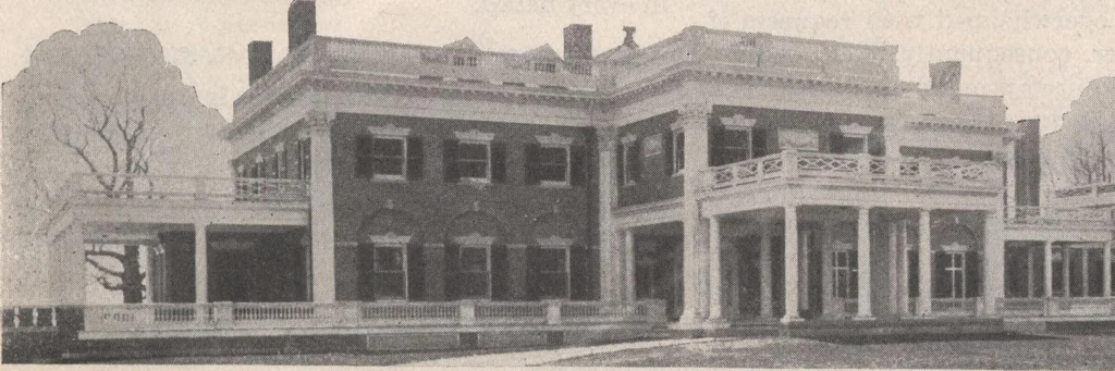 An illustration from Keith's architectural studies, no.8, 1905, leaf 156