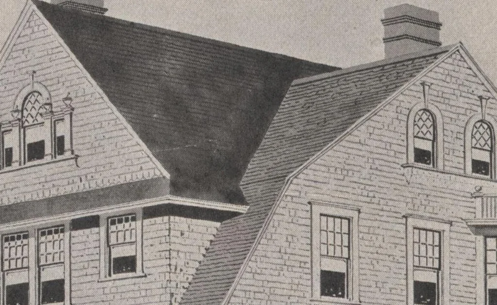 An illustration from Keith's architectural studies, no.8, 1905, leaf 21