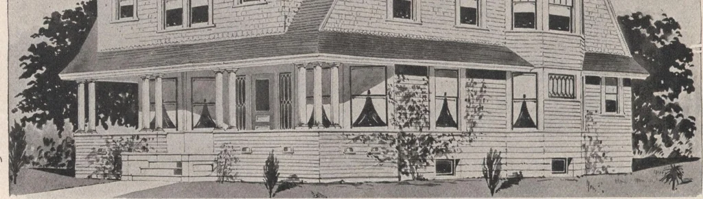 An illustration from Keith's architectural studies, no.8, 1905, leaf 21