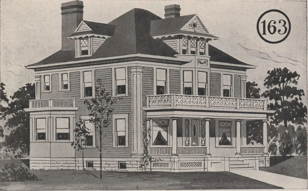 An illustration from Keith's architectural studies, no.8, 1905, leaf 22