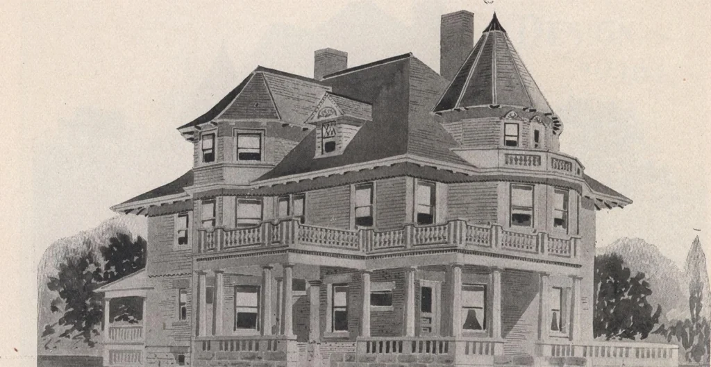 An illustration from Keith's architectural studies, no.8, 1905, leaf 25