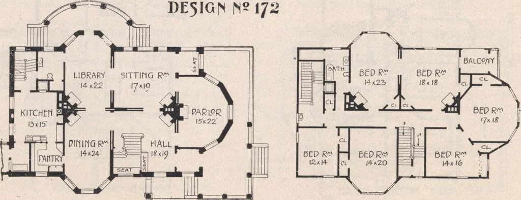 An illustration from Keith's architectural studies, no.8, 1905, leaf 25