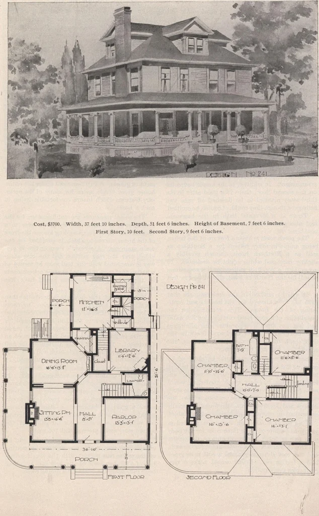 An illustration from Keith's architectural studies, no.8, 1905, leaf 30