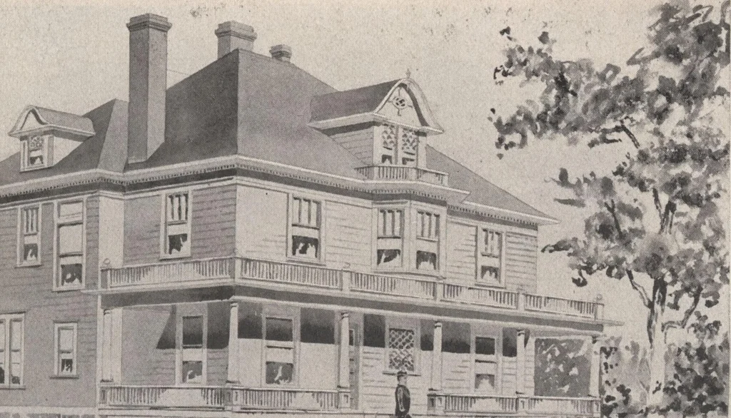 An illustration from Keith's architectural studies, no.8, 1905, leaf 34