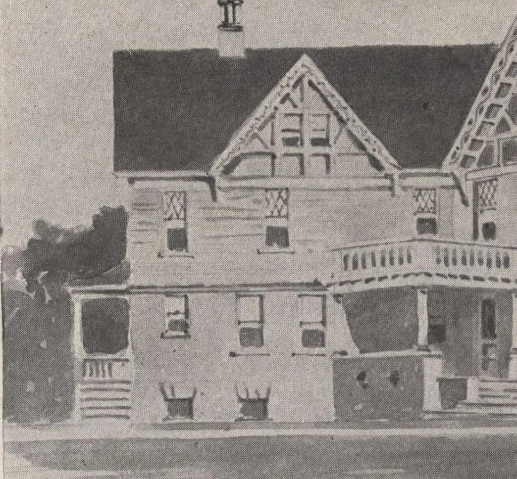 An illustration from Keith's architectural studies, no.8, 1905, leaf 35