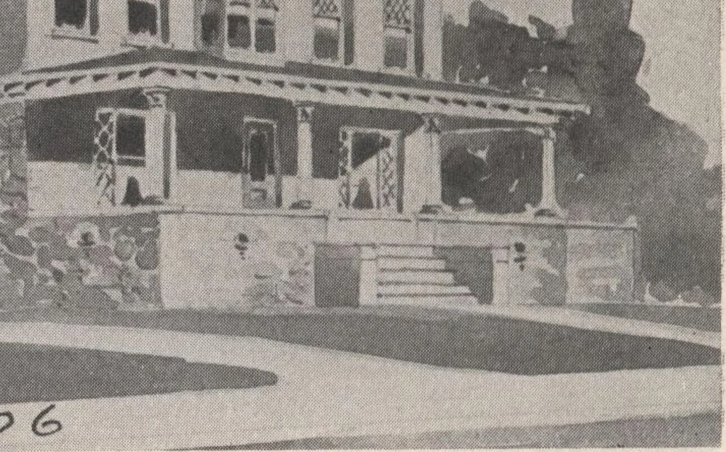 An illustration from Keith's architectural studies, no.8, 1905, leaf 35