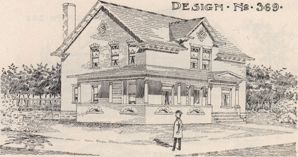 An illustration from Keith's architectural studies, no.8, 1905, leaf 47