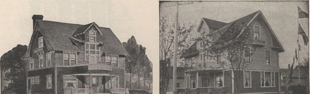 An illustration from Keith's architectural studies, no.8, 1905, leaf 5